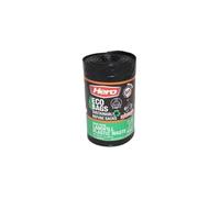 Hero Eco Recycled Strong Black Bin Liners - 100L Heavy Duty Refuse Sacks - 50 Large Bin Bags per Roll - Made from recycled landfill waste - Household, Garden & Commercial Use