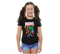 Hero Group Cotton T-Shirt Marvel Black 5-6 Years