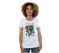 Hero Group Cotton T-Shirt Marvel White XL