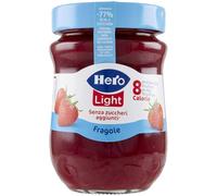 Hero Light Fragole Jam Light Spreads Strawberries Italy 280 g
