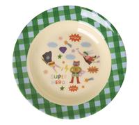 Héro melamine soup plate Green one size