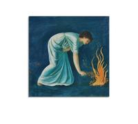 Hero Poster by Edward Burne-Jones Artworks Picture Print Wall Art Painting Canvas Gift Decor Homes Decorative 12x12inch(30x30cm)