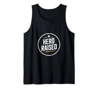 Hero Raised Proud Parent Police Firefighter Tank Top