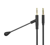 hero-s 1.35M Boom Microphone Cable Mic For 3.5mm Headphone With Condenser Mic For Phone PC Microphone Cable