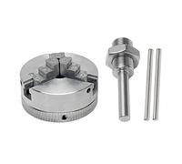 hero-s 3-Jaw Lathe Chuck Zinc Alloy Wood Rotary Clamp Drilling Tool Thread Back with Connecting Rod Industrial Wen Lathe Chuck