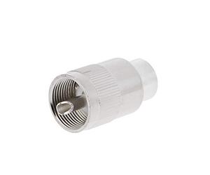 Hero-s - UHF Male PL259 Plug Solder RG8 RG213 LMR400 7D-FB Cable Connector Silver