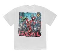 Hero Scene Deadpool T-Shirt Marvel Comics White M