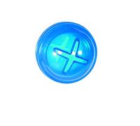 Hero SnackTime Soft Rubber Bouncy Ball, Blue Dog Toy