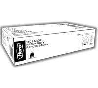 Hero Strong Bin Bags Liners 75l Recycled Easy Dispense Large Heavy Duty Refuse Sacks Pack of 150 - Household, Garden & Commercial
