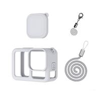 Hero13 Black Silicone Camera Case With Lens Cap And Lanyard, Offering Soft Grip And Protection Against Accidental Damage (Gray)
