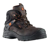 Herock Magnus Men's & Women Unisex Protective Workwear S3 Safety Boots - Comfortable, Durable, Breathable - Composite Toe Cap, PU Soul, Padded Heel - For Builders and Tradesmen