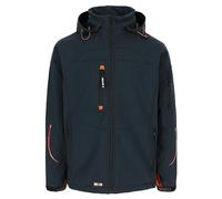 Herock Mens Softshell Jacket Lightweight Full Zip Waterproof Hooded Outdoor Workwear Jackets With Multi Pockets