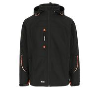 Herock Mens Softshell Jacket Lightweight Full Zip Waterproof Hooded Outdoor Workwear Jackets With Multi Pockets