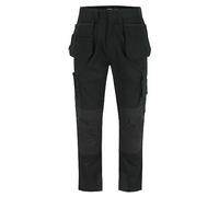 Herock NATO Men's Workwear Utility Cargo Trousers - Stylish, Functional, Extendable, Water Repellent, Reinforced, Durable - Multi Tool Pockets, Knee Pockets - for Builders and Tradesmen Black