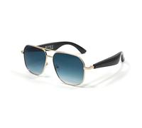 HEROCKX Smart Glasses, Sunglasses with Bluetooth 5.4, Music Playback, Games, Remote Control Photography, AI Translation Glasses for Various Scenarios (Blue)