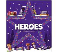 Heroes Chocolate Advent Calendar 230g - Christmas Advent Calendar with Assorted Chocolate Treats - Festive Gift, Stocking Filler & December Countdown for Chocolate Lovers