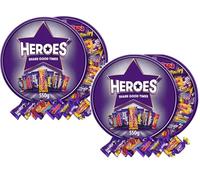 Heroes Chocolate Gift Box 550g Christmas Heroes Chocolate Tub Bulk Sweets Tubl (6x Tubs)