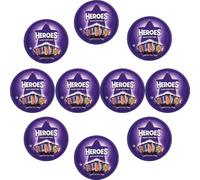 Heroes Chocolate Selection Box, Mixed Variety Pack, Share Good Times, 475g (pack of 10)