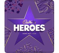 Heroes Chocolate Tin 600g - Assorted Milk Chocolate Treats | Cadbury Heroes Chocolate Selection Tin 600g - Christmas Gift Tin, Festive Sharing Selection, Perfect for Family & Friends