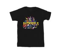 Heroes Cotton T-Shirt DC Comics Black 5-6 Years