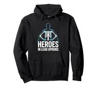 Heroes In Lead Aprons Radiology Pride X-Ray Technologists Pullover Hoodie