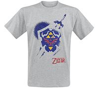 HEROES INC EUROPE B.V. T-SHIRT ZELDA SHIELD & SWORD XL
