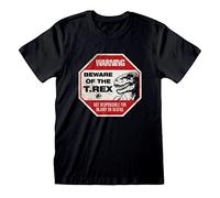Heroes Inc Jurassic World Dominion Beware of T Rex T-Shirt Black -M