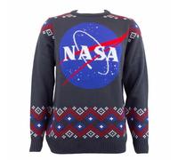 Heroes Inc NASA Sweatshirt Christmas Jumper Logo (L)