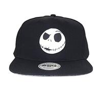 Heroes Inc Nightmare Before Christmas Curved Bill Cap Jack Face Rubber Badge