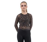 Heroes Inc. Nightmare Before Christmas Mesh Top Pumpkin King Print Cropped Girls Womens XXL Black
