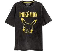 Pokémon - Graffiti Pikachu Acid Wash - T-Shirt Medium