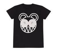Heroes Inc. Radiohead Litigation Bear T-Shirt (UK, Alpha, XXL, Regular, Regular, Black)