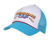 Heroes Inc. Stranger Things Snapback Cap for Adults - Officially Licensed Thinking Cap | Dustin Henderson Replica Blue/White