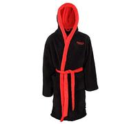 Heroes Inc. Stranger Things Womens Dressing Gown Supersoft Fleece Robe for Men and Women Black/Red L-XL