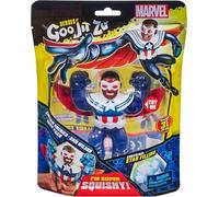 Heroes of Goo Jit Zu Goo Jit Zu Marvel Hero Pack. Captain America - Sam Wilson - Squishy 4.5-Inch Tall. Ideal Christmas or Birthday present boys. Superhero toy. (41371)