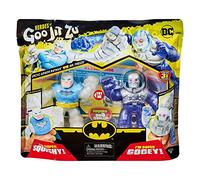 Heroes of Goo Jit Zu DC Versus Pack - 2 Elastic Flexible Figures With The Super Elastic Batman In Arctic Armor Against The Super Bendable Mr Freeze 41393
