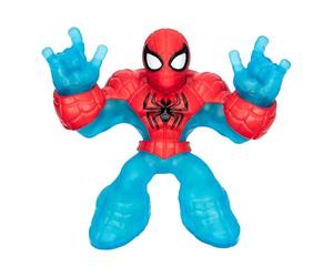 Heroes of Goo Jit Zu GLOW SURGE, Stretch And Glow Spider-Man, Super Stretchy Goo Filled Marvel Superhero Spider-Man. Stretch Him 3 Times his Size