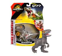Heroes of Goo Jit Zu Jurassic World Rebirth Dino Rampage Velociraptor, Super Squishy And Stretchy, With Rampage Action Chomping Jaws