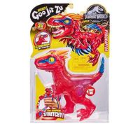 Heroes of Goo Jit Zu - Jurassic World Super Stretch Dinosaurs Velociraptor T Rex (Choose Figure) (Chomp Attack Pyroraptor)