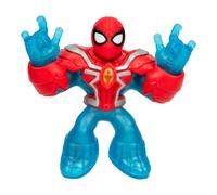 Heroes of Goo Jit Zu Marvel INFINITY ARMOR Spider-Man, Stretchy Action Figure, Super Stretchy With Unique Squishy Metallic Gel Filling
