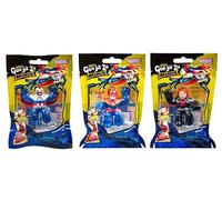 Heroes of Goo Jit Zu Marvel Mini Series 2.5 inch Stretchy Action Figures (Captain America, Captain Marvel & Black Widow (3 Pack))