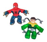 Heroes of Goo Jit Zu Marvel Versus Pack - 2 Exclusive Marvel Heroes 4.5-Inch Tall Action Figures, Ultimate Spider-Man versus Doctor Octopus (41378)