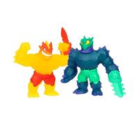 Heroes of Goo Jit Zu Meteor Madness Versus Pack, Flame Blazagon Versus Cacticus With Battle Gauntlet Weapons