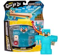 Heroes of Goo Jit Zu Minecraft Steve Stretchy Super Squishy Figure