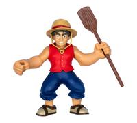 Heroes of Goo Jit Zu One Piece Luffy Stretchy 7 inch Collectible Action Figure, with Accessories