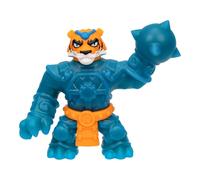 Heroes of Goo Jit Zu Smash Strikers, Squishy Tygor, Squishy Goo Filled Action Figure Armored with The Ultimate Smashing Fist Weapon, Stretch Him Up to 3 Times His Size - Sensory Toys
