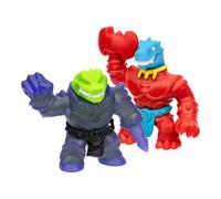Heroes og GOO JIT Zu Versus Pack - Tyro vs. Rockjaw - Stretch Toy for Children 4+ Years.