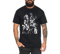 Heroes One Manga Men's T-Shirt Anime Piece, Farbe2:Black, Größe2:Large