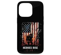 HEROES RISE Firefighter, American Flag, Hero Case for iPhone 13 Pro
