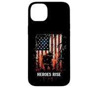 HEROES RISE Firefighter, American Flag, Hero Case for iPhone 14 Plus
